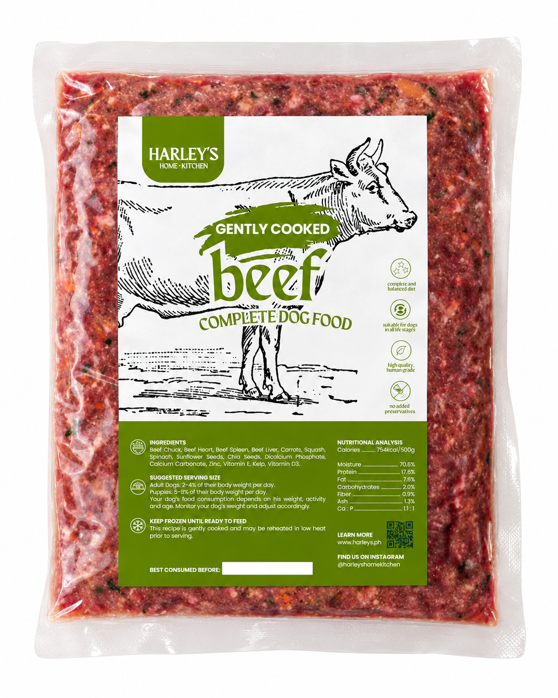 Gently Cooked Beef Dog Food