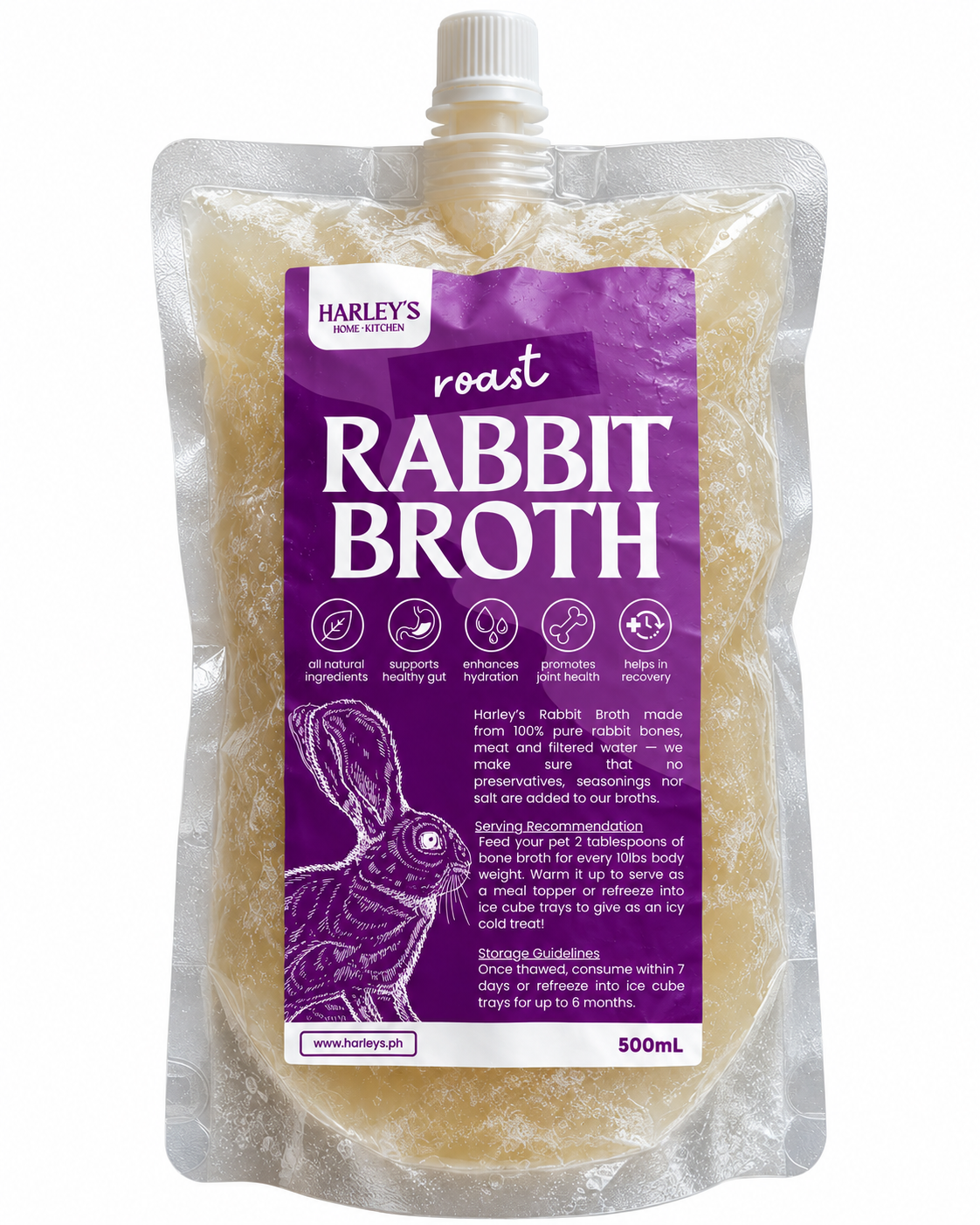 Frozen Rabbit Bone Broth