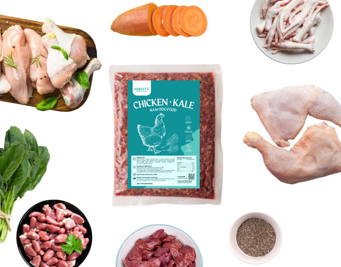 Chicken + Kale Raw Meal for Dogs