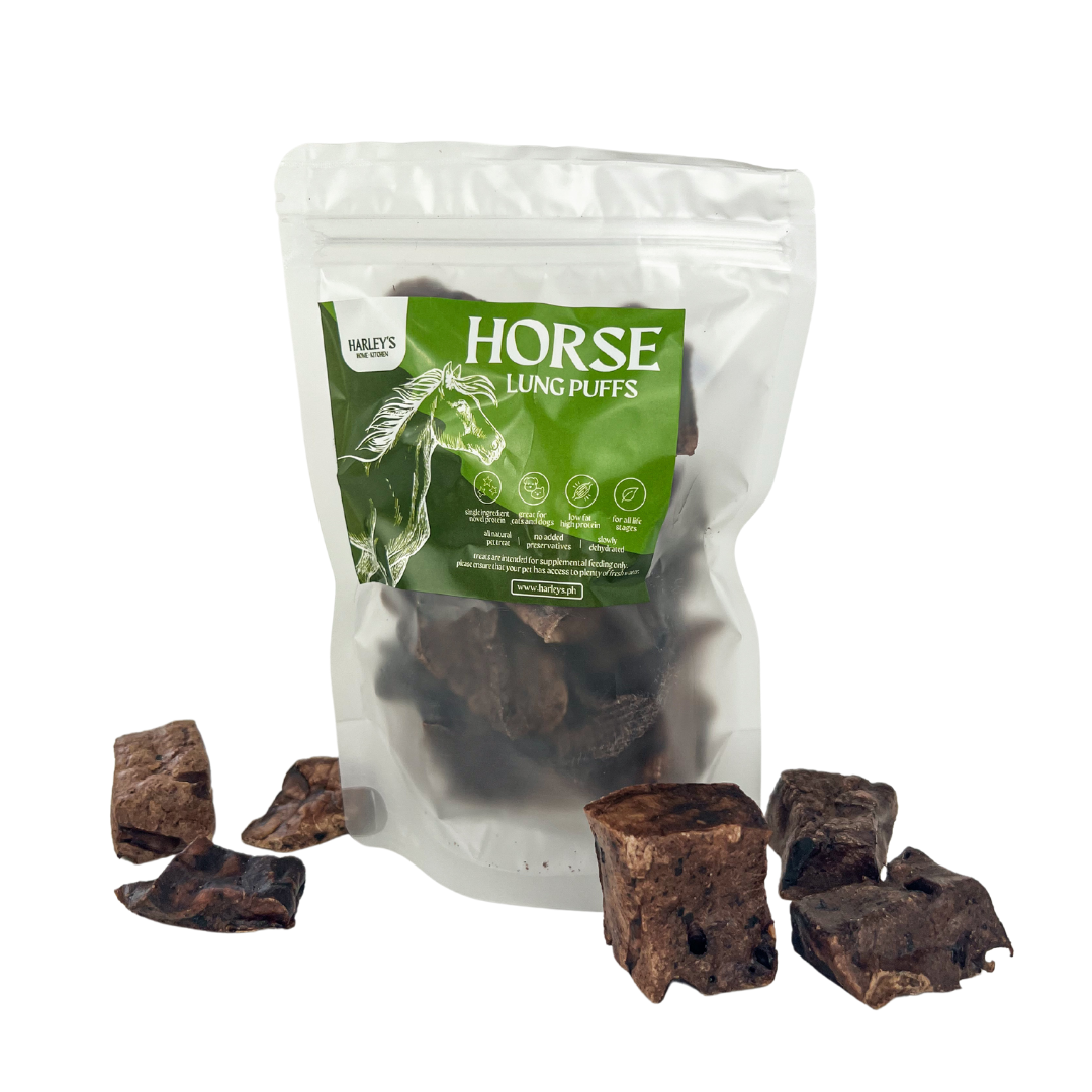 Dehydrated Horse Lung Puffs