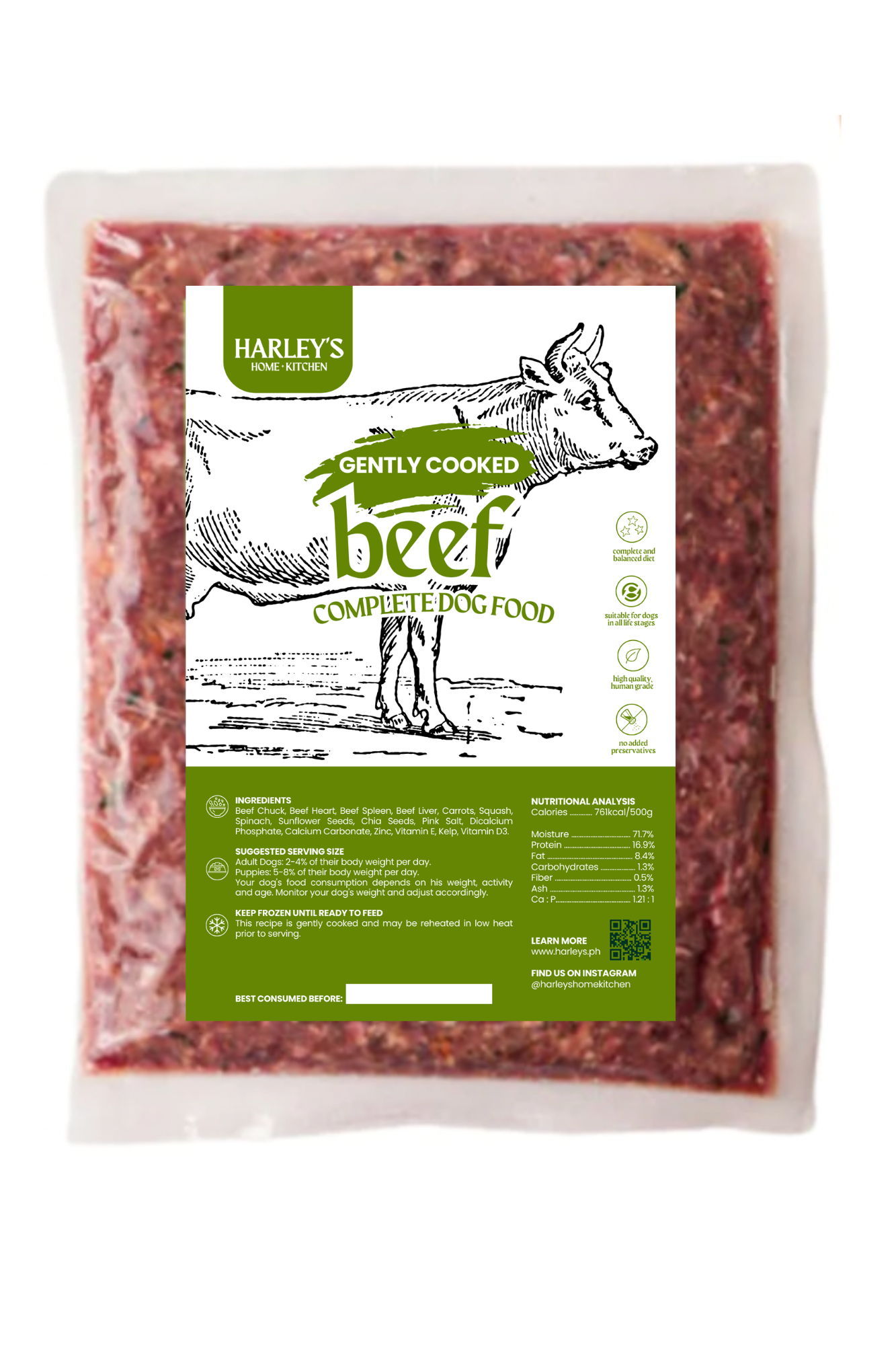 Gently Cooked Beef Dog Food