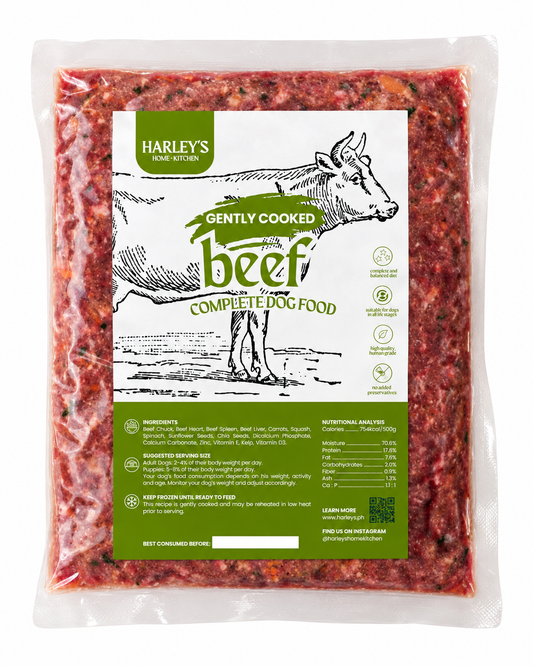 Gently Cooked Beef Dog Food