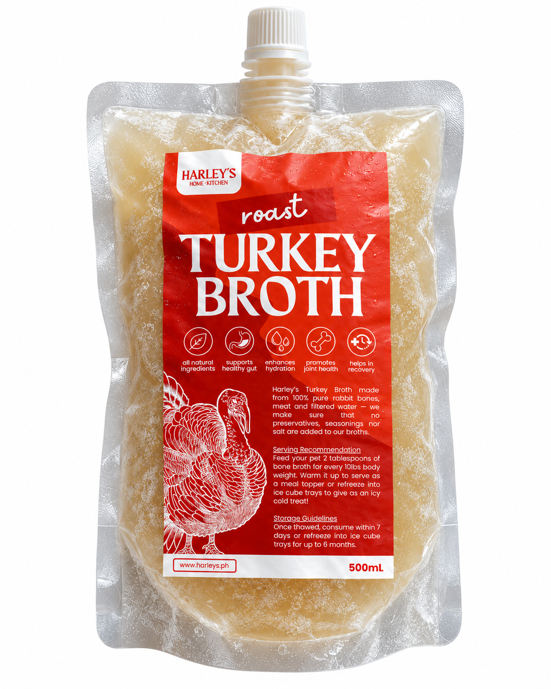 Frozen Turkey Bone Broth